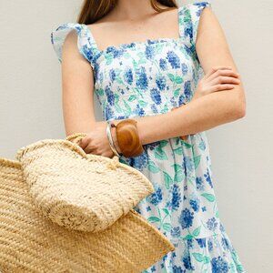 Roller Rabbit Hydrangea Drew Dress Size MBLUE / M